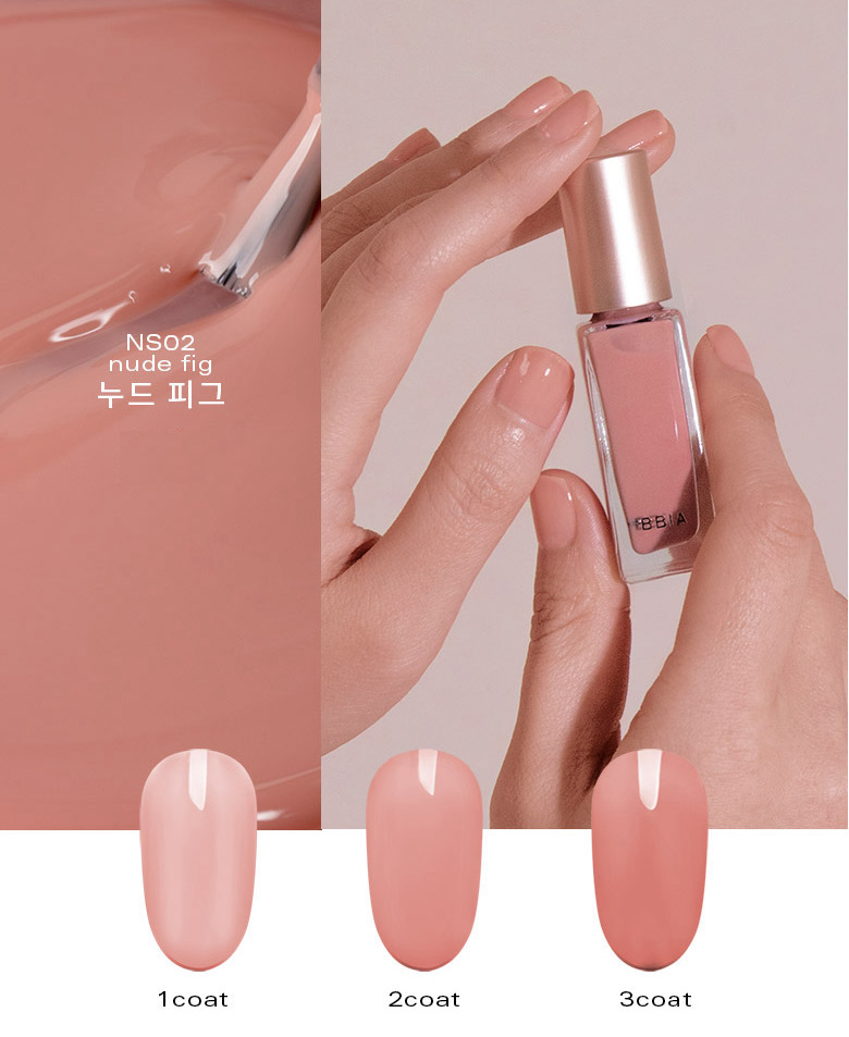 BBIA Ready To Wear Nail Color - NS02 Nude Fig – Sensoo Skincare